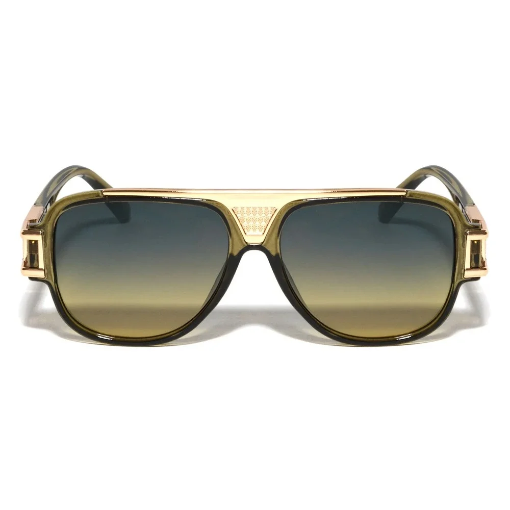 Sunglasses For MEn Hip Hop Streetwear Cholo Square Shades Outfit Rapper Eyewear